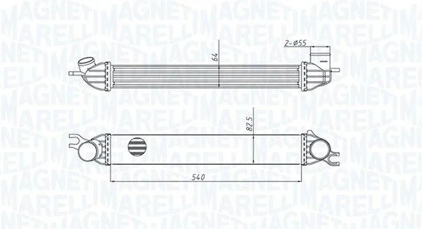 Intercooler MAGNETI MARELLI 351319204290