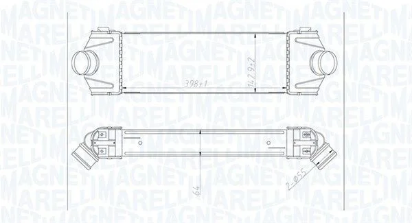 Intercooler MAGNETI MARELLI 351319204320