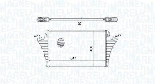 Intercooler MAGNETI MARELLI 351319204650