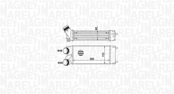 Intercooler MAGNETI MARELLI 351319204670