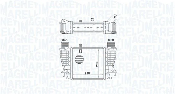 Intercooler MAGNETI MARELLI 351319204710