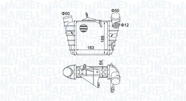 Intercooler MAGNETI MARELLI 351319204750
