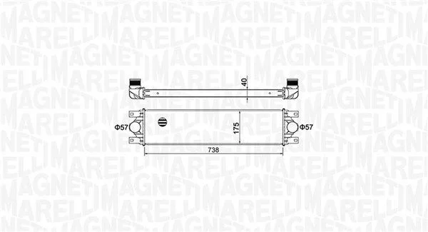 Intercooler MAGNETI MARELLI 351319204790