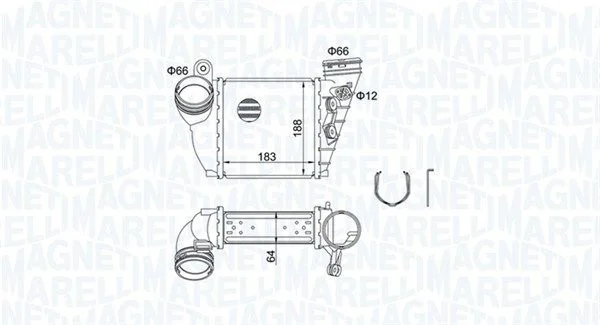 Intercooler MAGNETI MARELLI 351319204870