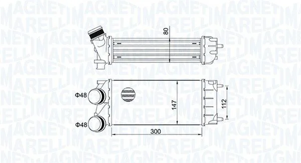 Intercooler MAGNETI MARELLI 351319204920