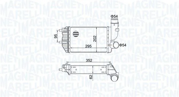 Intercooler MAGNETI MARELLI 351319205000