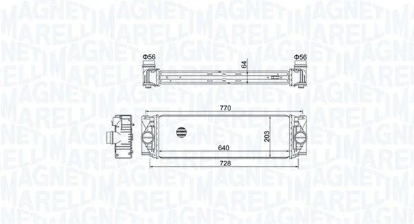 Intercooler MAGNETI MARELLI 351319205050