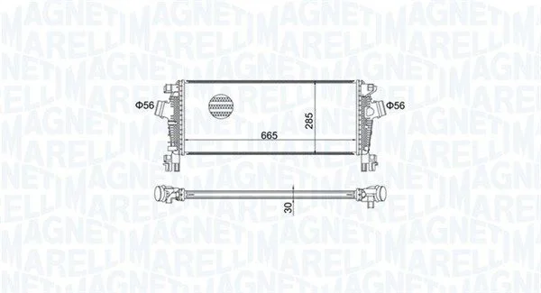 Intercooler MAGNETI MARELLI 351319205070