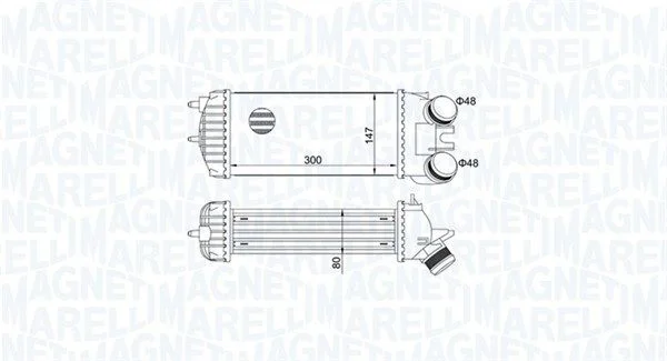 Intercooler MAGNETI MARELLI 351319205110