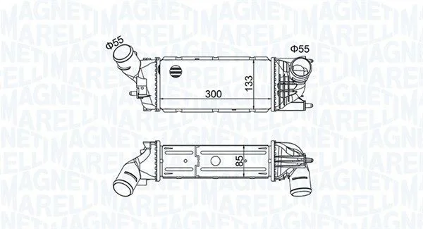 Intercooler MAGNETI MARELLI 351319205120