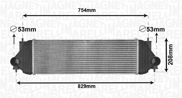 Intercooler MAGNETI MARELLI 351319205180