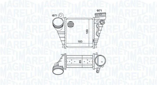 Intercooler MAGNETI MARELLI 351319205230