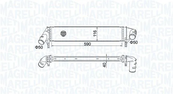Intercooler MAGNETI MARELLI 351319205260