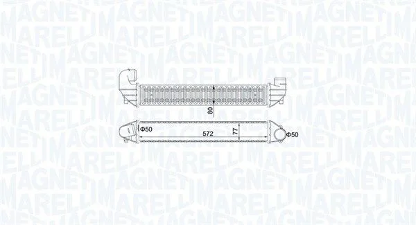 Intercooler MAGNETI MARELLI 351319205270