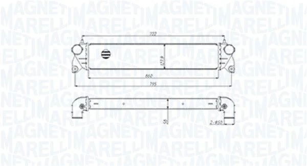 Intercooler MAGNETI MARELLI 351319205300