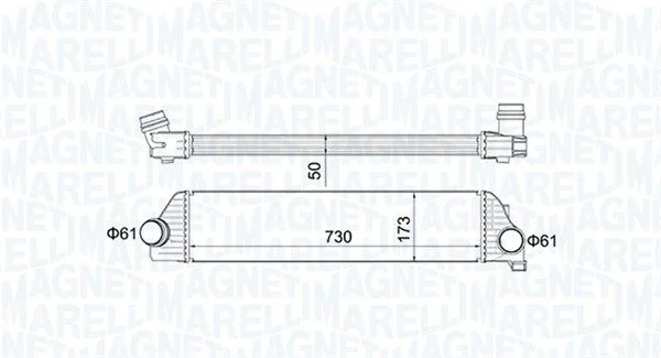 Intercooler MAGNETI MARELLI 351319205410