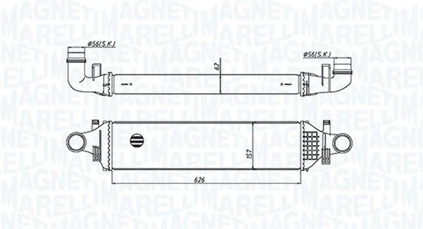 Intercooler MAGNETI MARELLI 351319205420