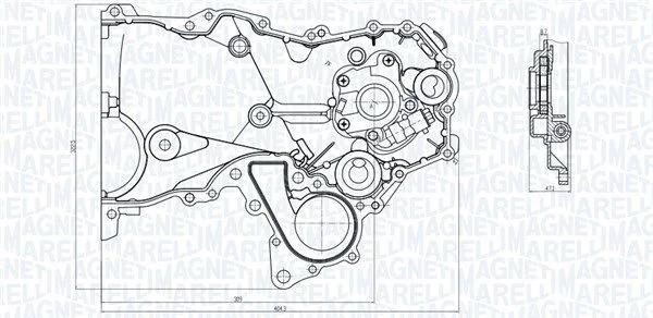 Bomba de óleo MAGNETI MARELLI 351516000104
