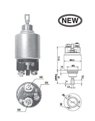 Interruptor solenóide, motor de arranque MAGNETI MARELLI 940113050543