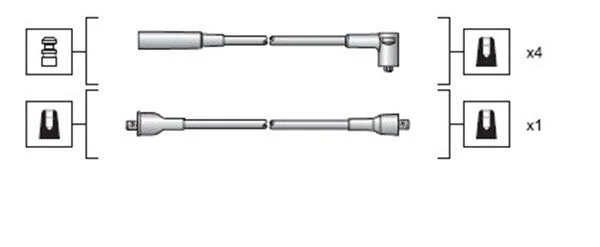 Ignition Cable Kit MAGNETI MARELLI 941318111023