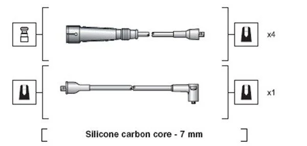 Ignition Cable Kit MAGNETI MARELLI 941318111112
