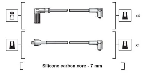Ignition Cable Kit MAGNETI MARELLI 941318111113