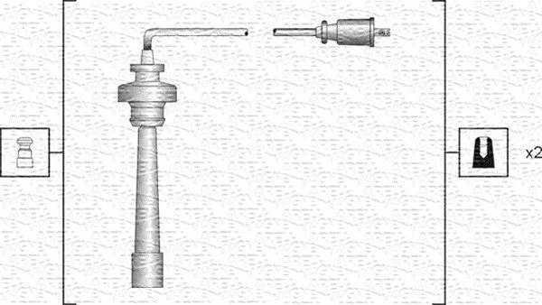 Ignition Cable Kit MAGNETI MARELLI 941318111192