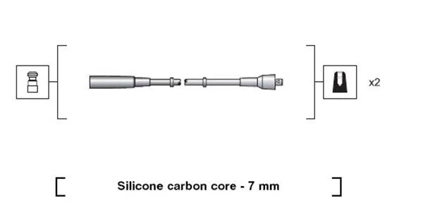 Ignition Cable Kit MAGNETI MARELLI 941318111205