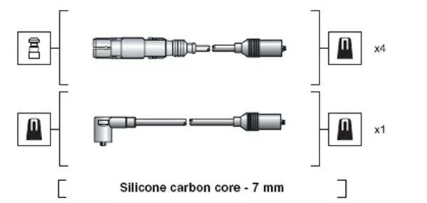 Ignition Cable Kit MAGNETI MARELLI 941318111270