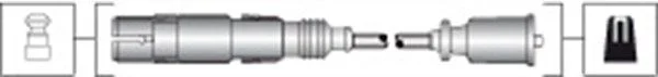 Conjunto de cabos de ignição MAGNETI MARELLI 941318111304