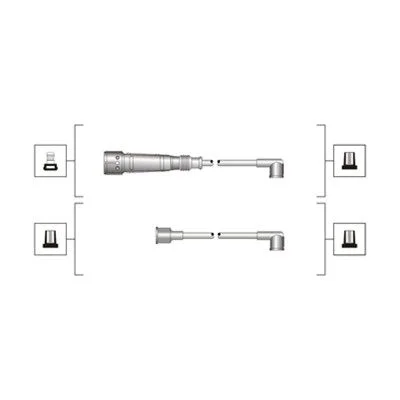 Ignition Cable Kit MAGNETI MARELLI 941319170004
