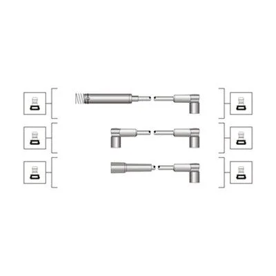 Conjunto de cabos de ignição MAGNETI MARELLI 941319170013