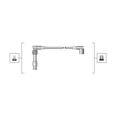 Conjunto de cabos de ignição MAGNETI MARELLI 941319170014