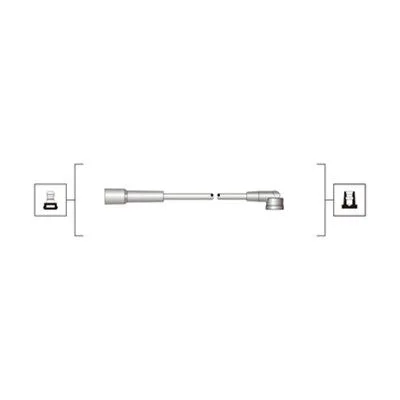 Conjunto de cabos de ignição MAGNETI MARELLI 941319170016