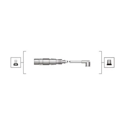 Conjunto de cabos de ignição MAGNETI MARELLI 941319170025