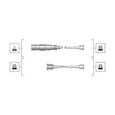 Conjunto de cabos de ignição MAGNETI MARELLI 941319170036