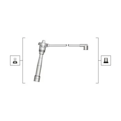 Conjunto de cabos de ignição MAGNETI MARELLI 941319170039
