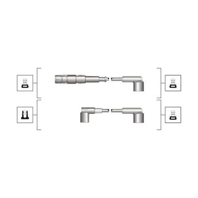 Conjunto de cabos de ignição MAGNETI MARELLI 941319170048