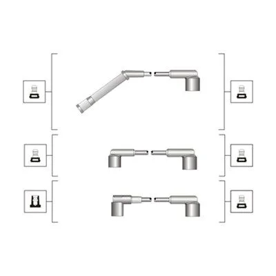 Conjunto de cabos de ignição MAGNETI MARELLI 941319170053