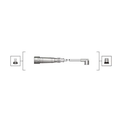 Conjunto de cabos de ignição MAGNETI MARELLI 941319170055
