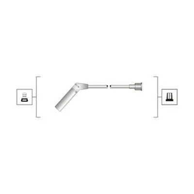 Conjunto de cabos de ignição MAGNETI MARELLI 941319170061