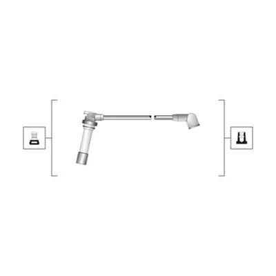 Conjunto de cabos de ignição MAGNETI MARELLI 941319170078