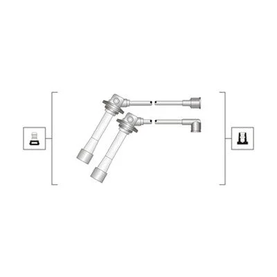 Conjunto de cabos de ignição MAGNETI MARELLI 941319170083