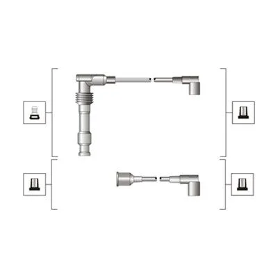 Ignition Cable Kit MAGNETI MARELLI 941319170085