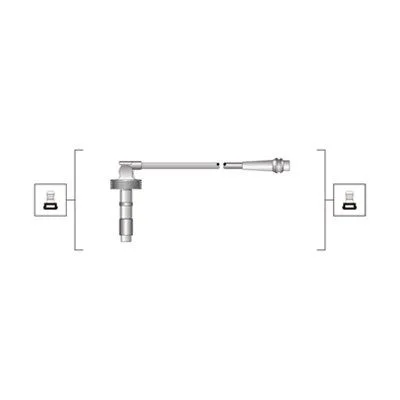 Conjunto de cabos de ignição MAGNETI MARELLI 941319170087
