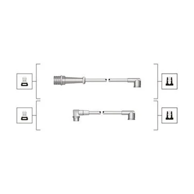 Conjunto de cabos de ignição MAGNETI MARELLI 941319170090