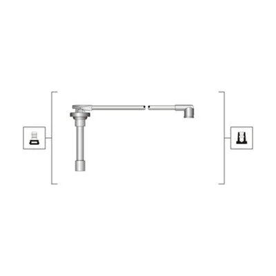 Conjunto de cabos de ignição MAGNETI MARELLI 941319170099