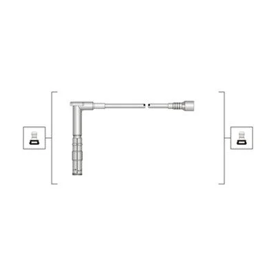 Conjunto de cabos de ignição MAGNETI MARELLI 941319170100