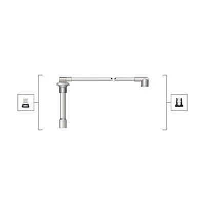 Conjunto de cabos de ignição MAGNETI MARELLI 941319170105
