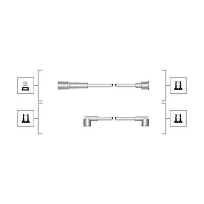 Conjunto de cabos de ignição MAGNETI MARELLI 941319170106